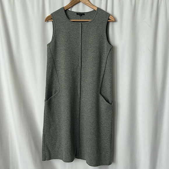 Lafayette 148 New York Dresses & Skirts - Lafayette 148 New York Heather Gray Wool Sleeveless Pocket Dress **Size P**🌸🌸